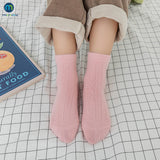 5 Pairs/Lot Baby Kids Socks Autumn Winter Cotton Striped Socks Warm Toddler Boy Girls Floor Socks Children Clothing Miaoyoutong
