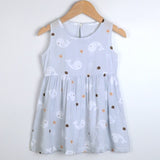 Charming Polka-Dot Summer Dress: Sleeveless Suspender Dress for Girls (3-12Y)