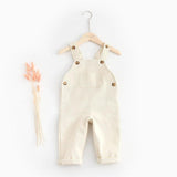 Baby Boy Solid Denim Overalls Child Jean Bib Pants Infant Jumpsuit Children's Clothing Kids Overalls Autumn Girls Outfits