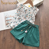 Bear Leader Kids Clothing Sets New Summer Girls Casual Suits Top and Pants 2Pcs Fashion Kids Outfits Girl Clothing Suits 3 7Y