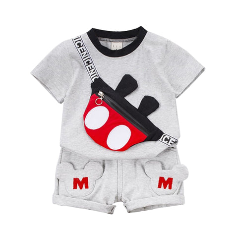 New Summer Baby Girl Clothes Suit Children Boys Cotton Cartoon T Shirt Shorts 2Pcs/sets Toddler Fashion Clothing Kids Tracksuits